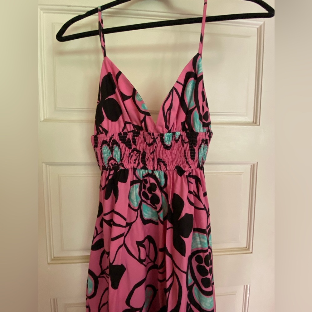 Zara Printed Poplin Midi Dress with Floral Print size S - Picture 8 of 15